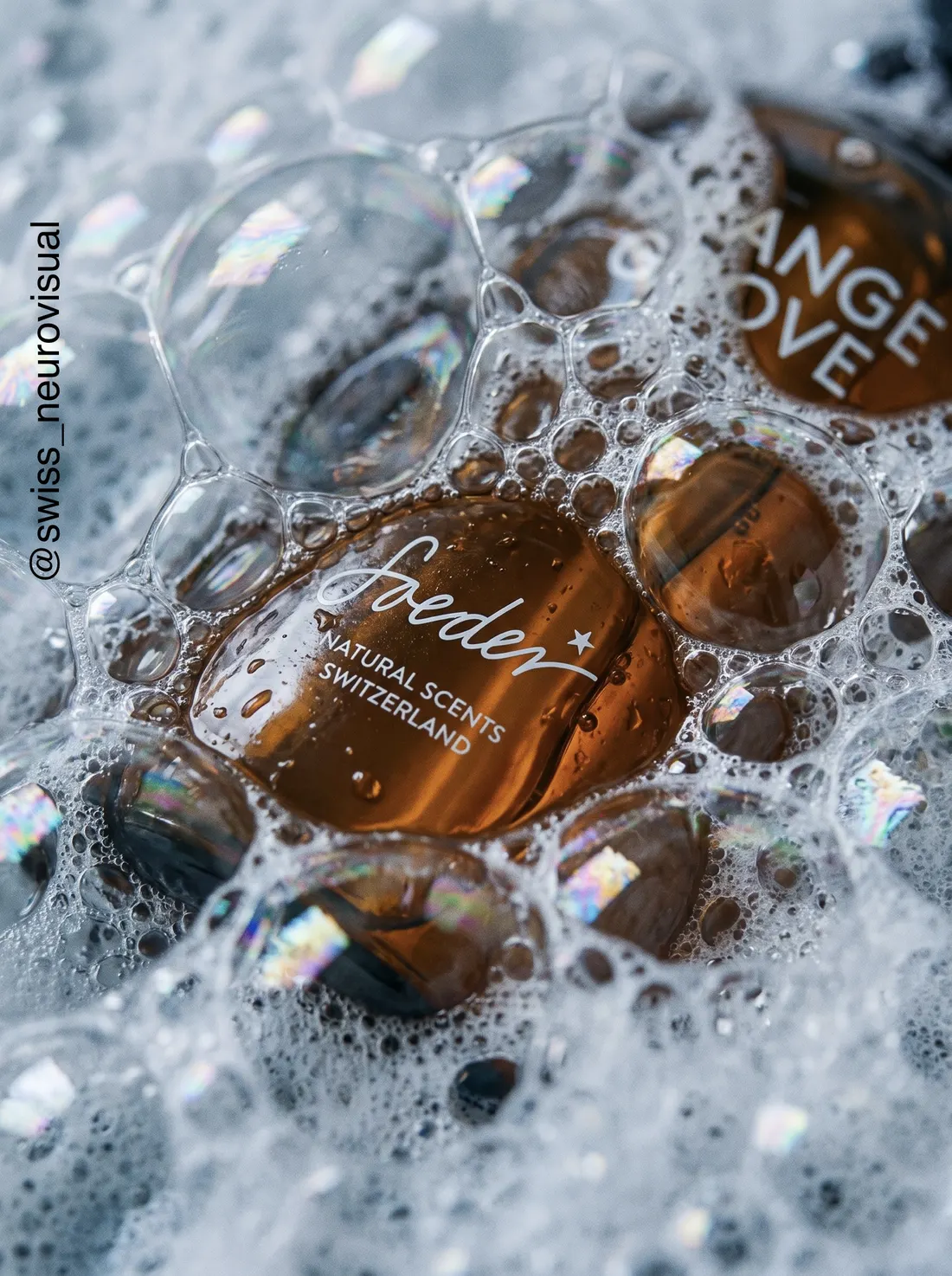 AI photography — macro in foam